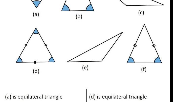 Isosceles and equilateral triangles answer key